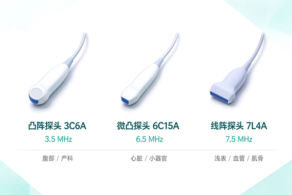 YHK-C90可选配探头(图4) YHK-C90笔记本式宠物彩超设备开机操作全流程(图4)